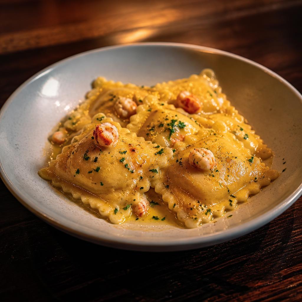 Lobster ravioli